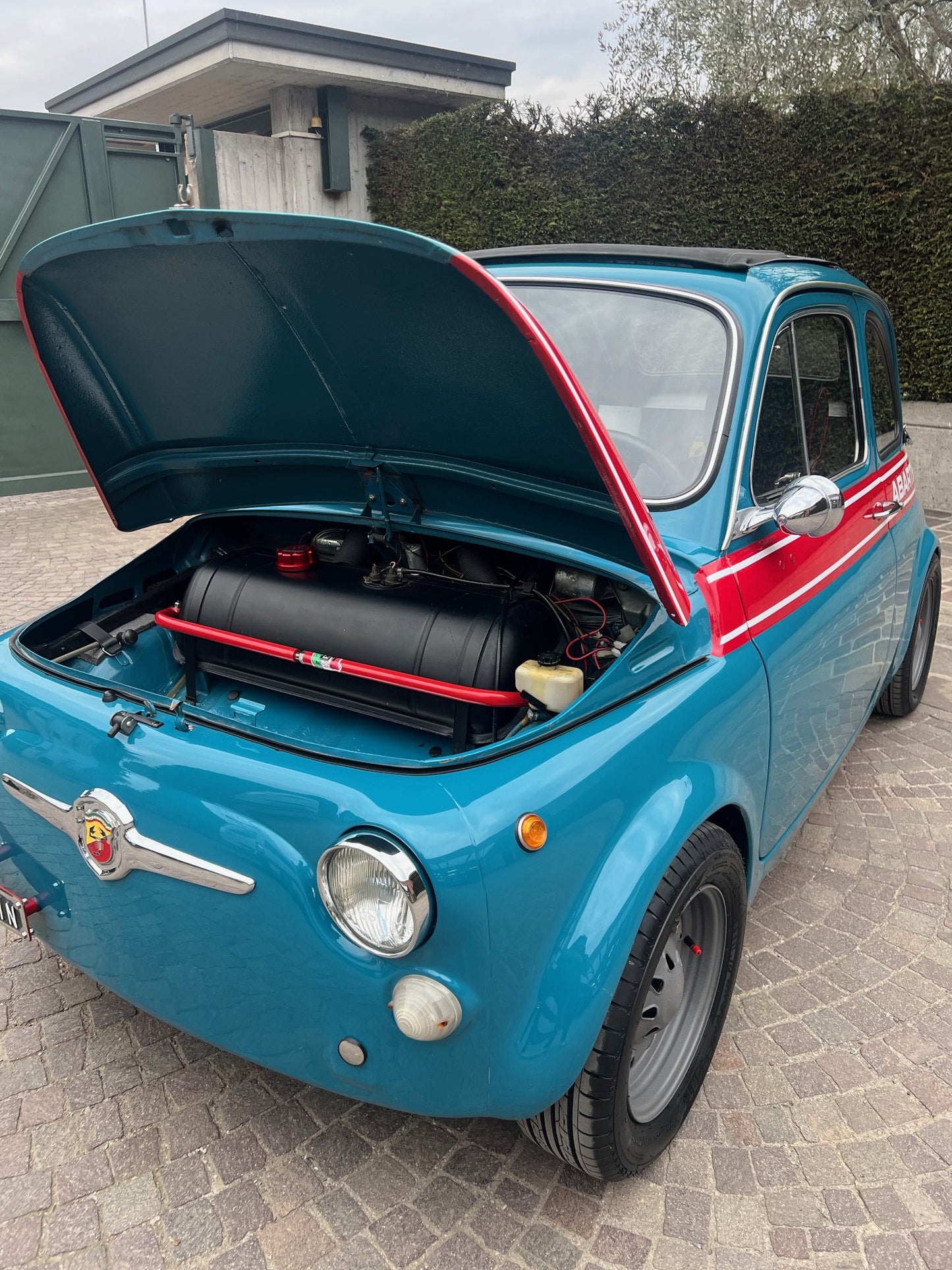 Barra duomi anteriore regolabile tirante Fiat 500 F L R EPOCA/ 500ABARTH EPOCA 595 / fiat 126 LNM