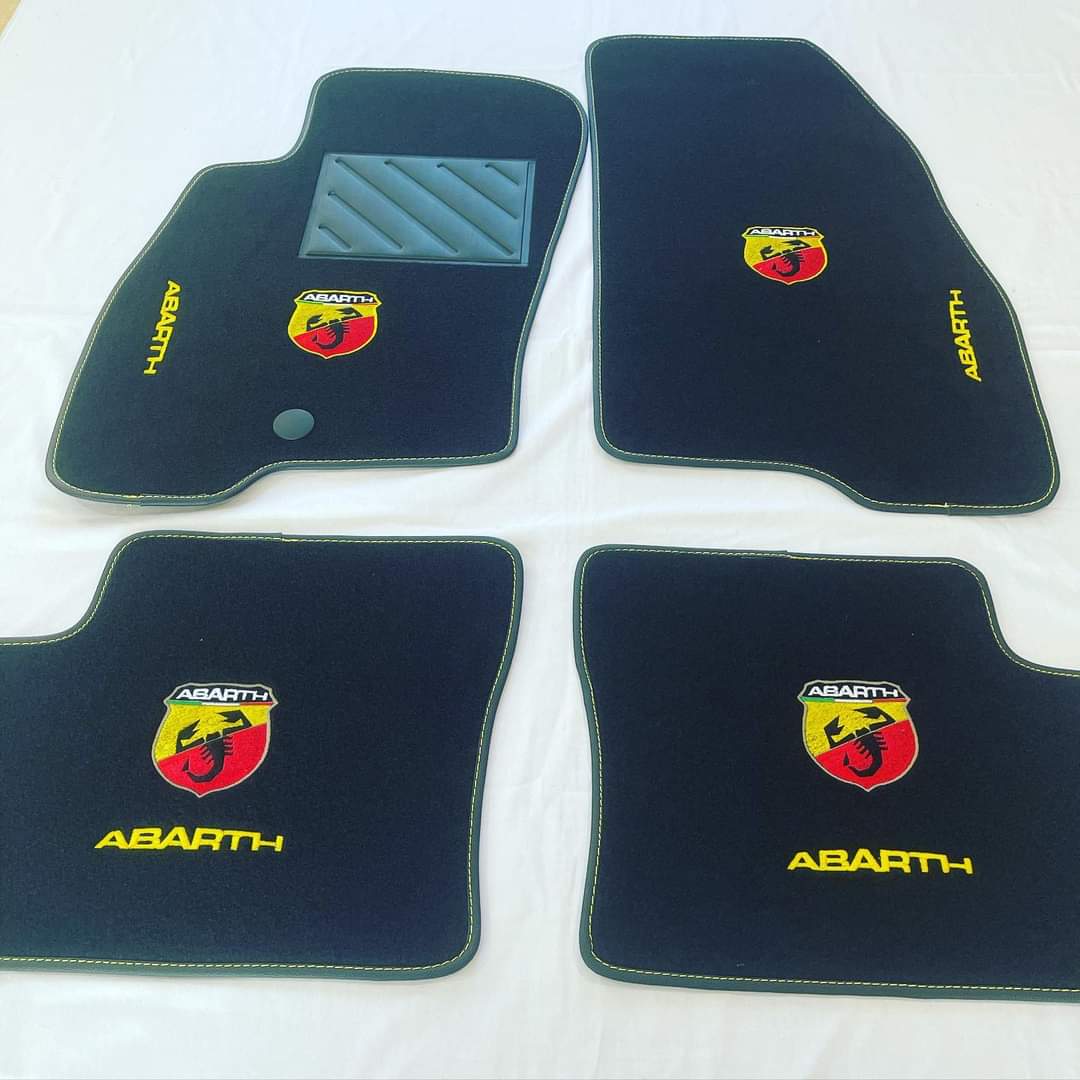 Tappetini auto punto abarth / punto evo abarth mod. Abarth Corse