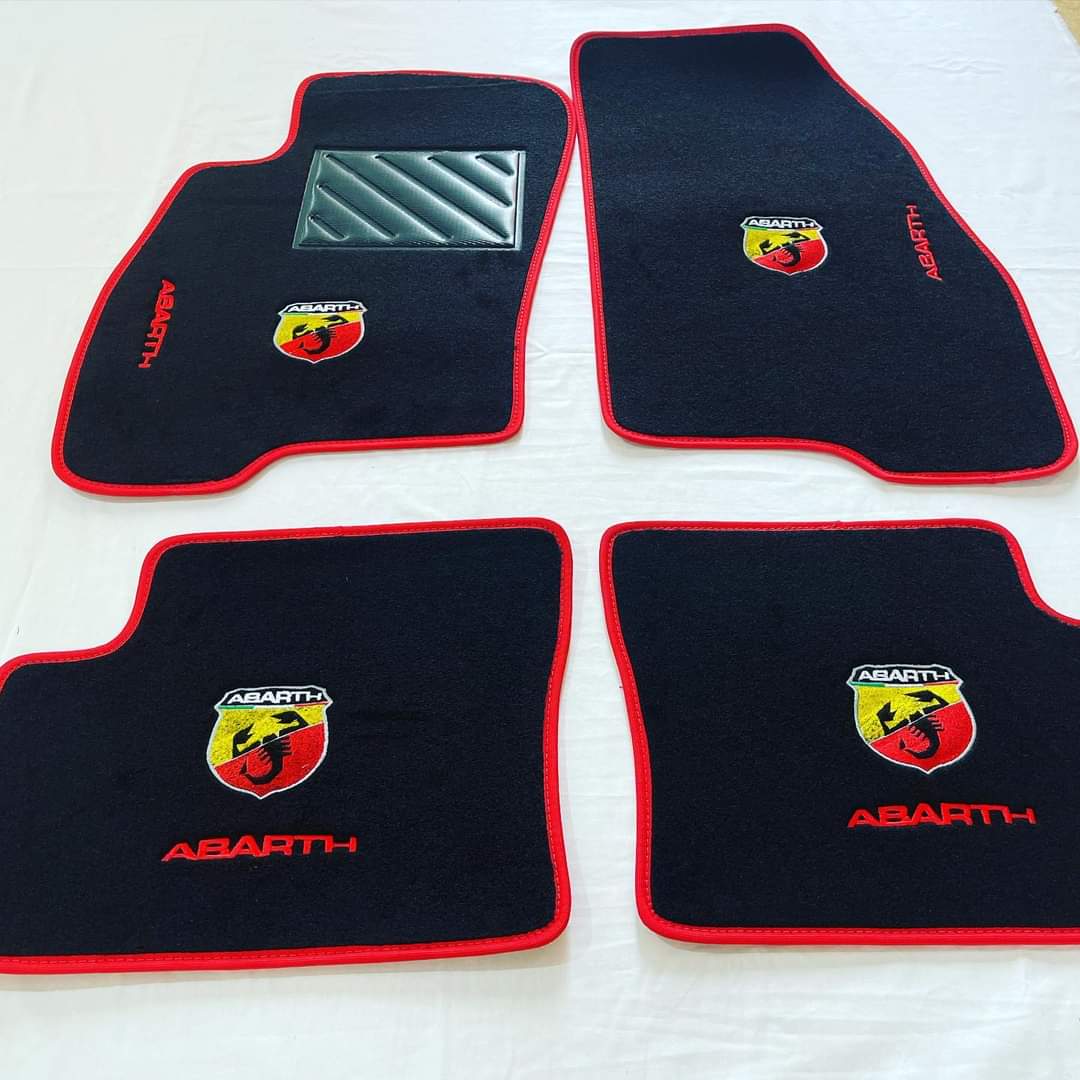 Tappetini auto punto abarth / punto evo abarth mod. Abarth Corse