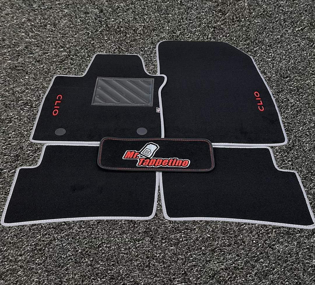Tappetini logo mod.corse Renault clio 4 RS / Renault clio 4