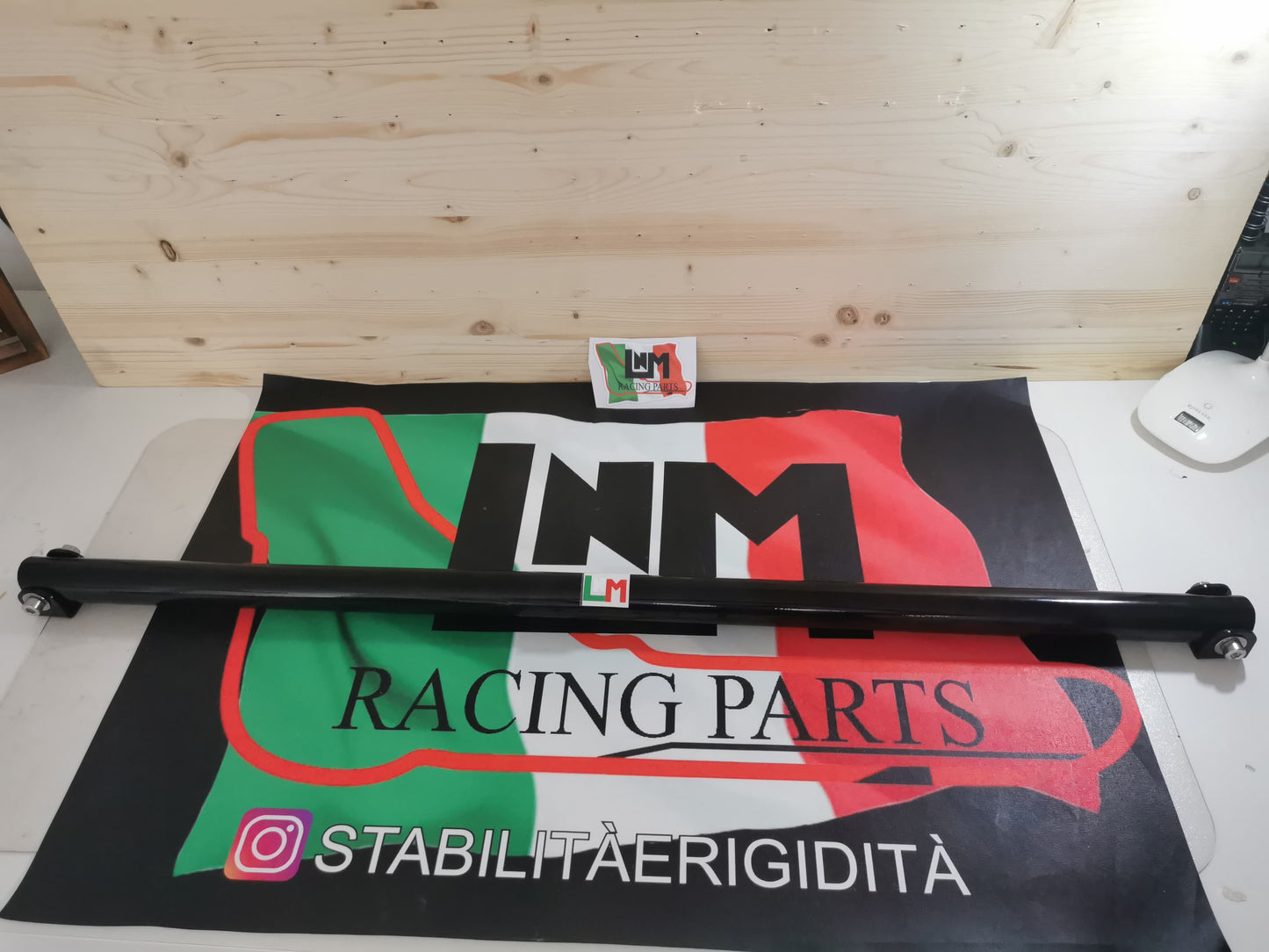 Strut bar roof stiffening 500abarth cabrio LNMracing