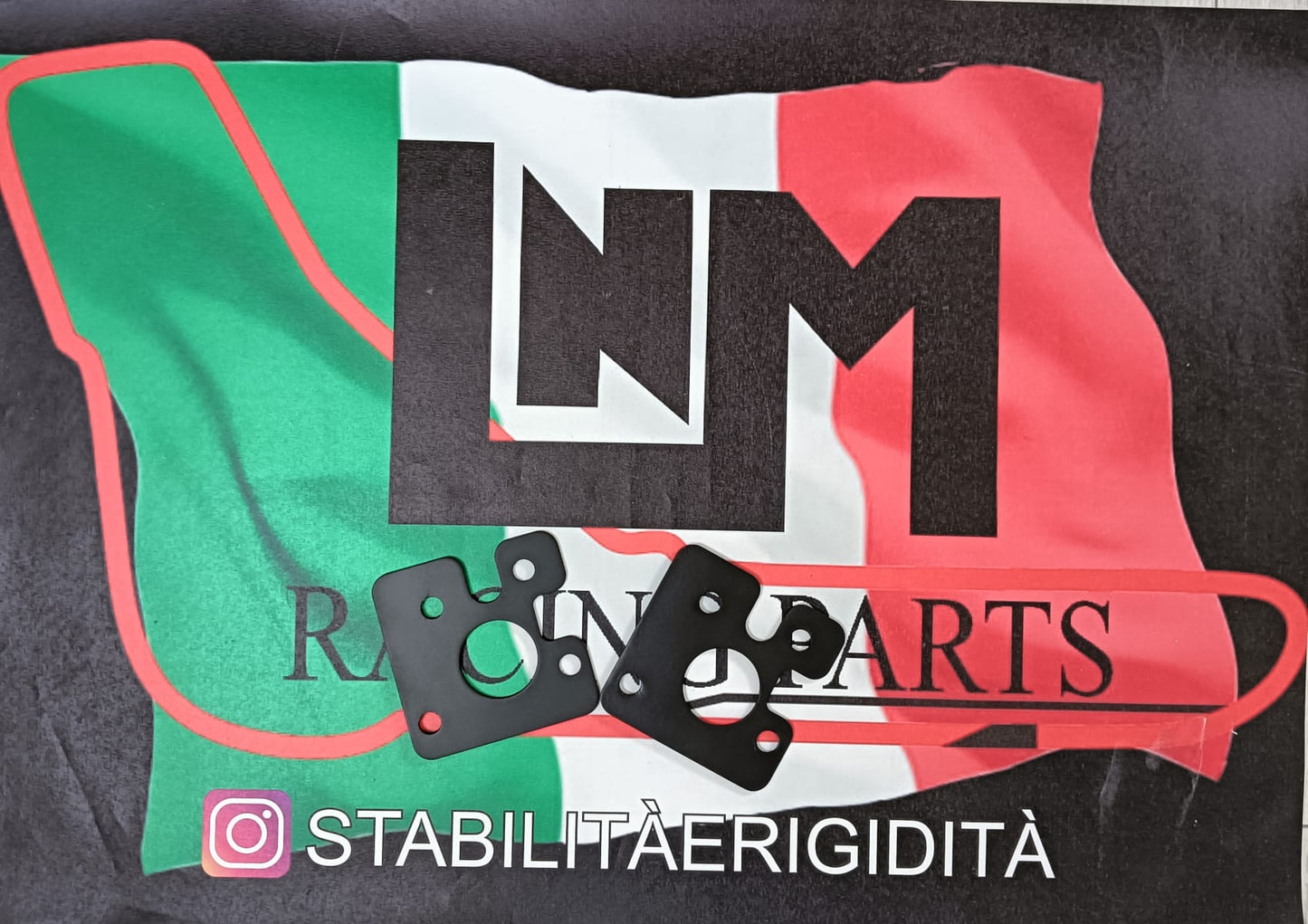 Piastre camber 1.5 gradi camber negativo post 500abarth / fiat panda 100HP LNMRACING