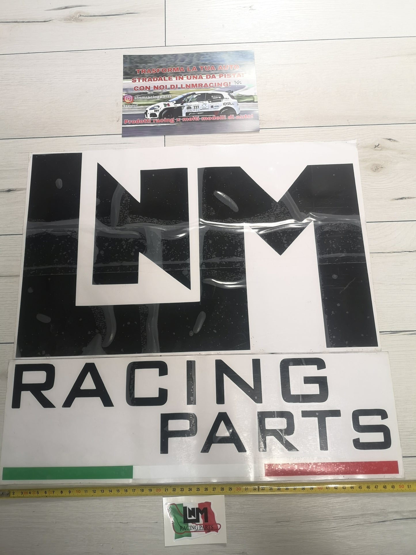sticker LNMracing big race 50cm x 50cm