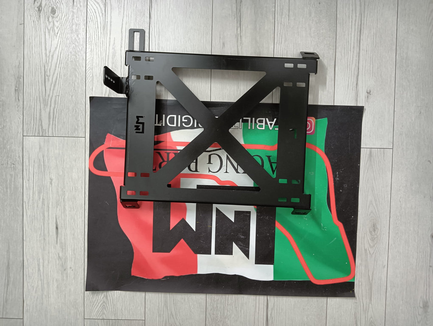 Kit 2 Piastre fissaggio montaggio sedili ant. monoscocca "HPista" LNMracing Honda civic EG / EK