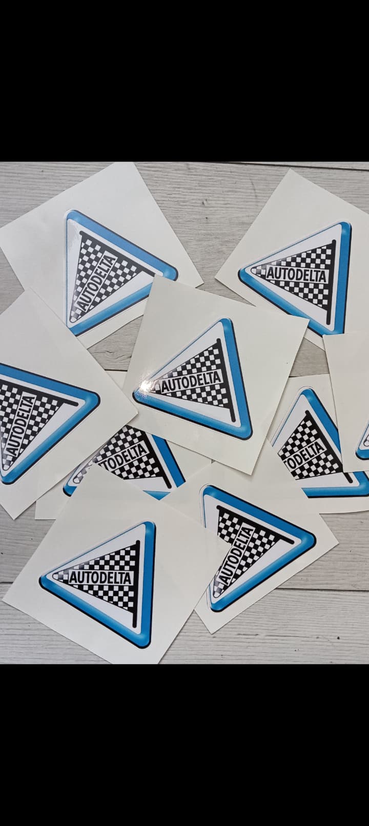2X stickers adesivi Autodelta alfa romeo alfetta GTV, Giulia, GT 1300 Junior, abarth epoca