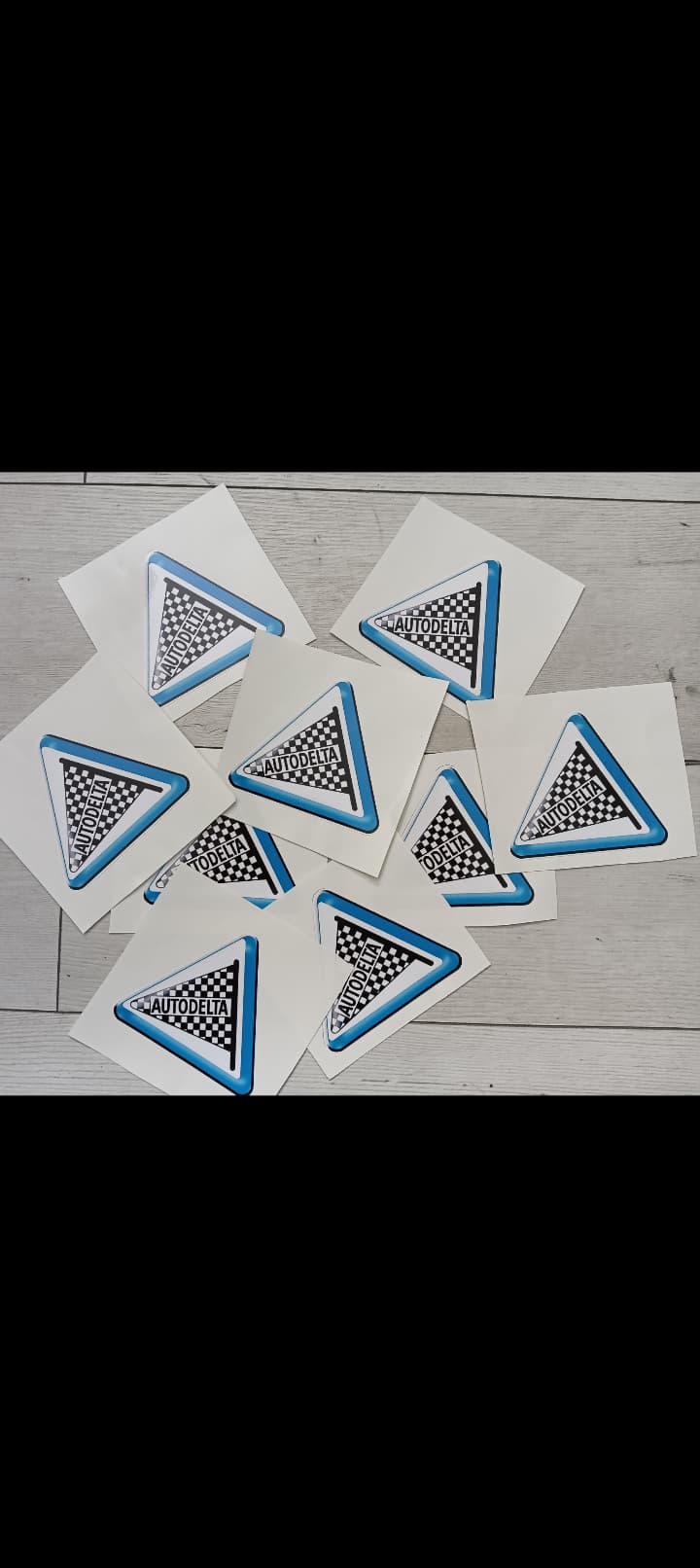 2X stickers adesivi Autodelta alfa romeo alfetta GTV, Giulia, GT 1300 Junior, abarth epoca