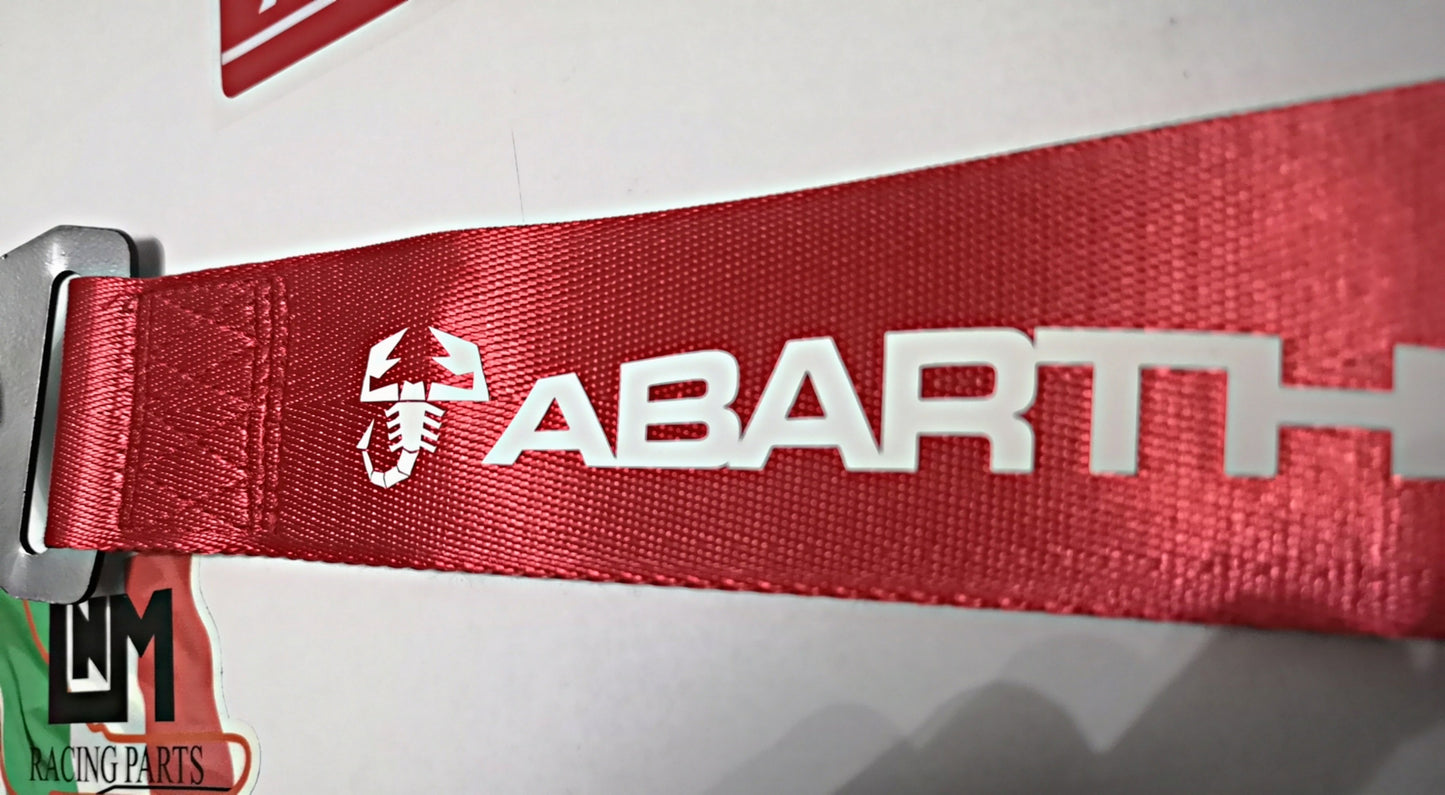 Cinghia traino ABARTH logo varie colorazioni LNM
