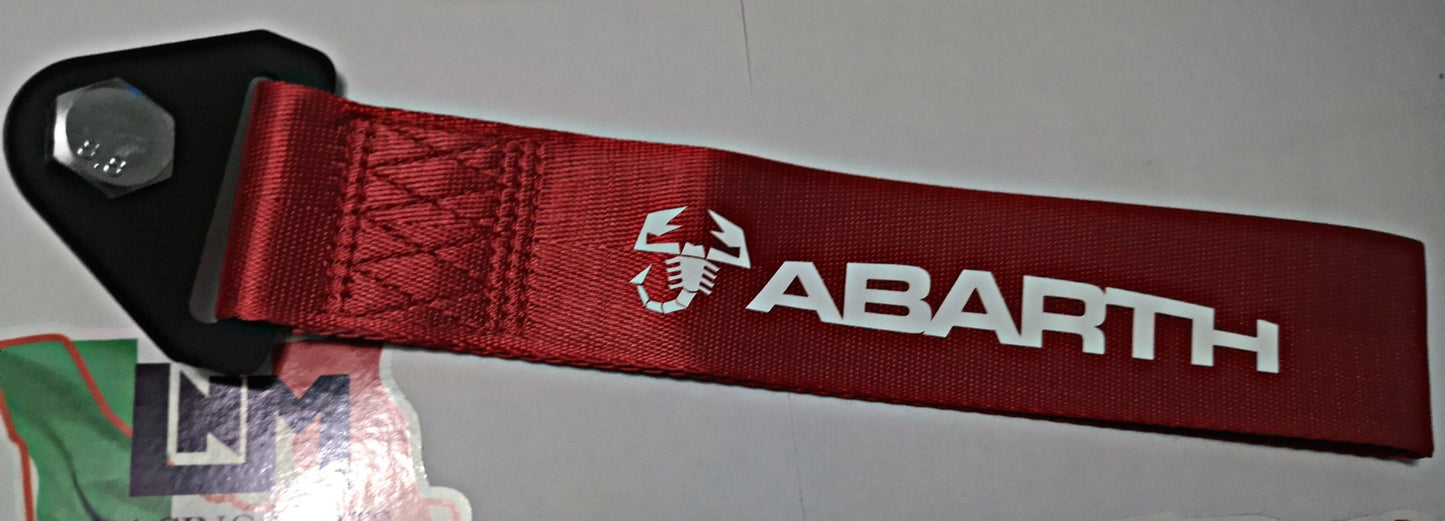 Cinghia traino ABARTH logo varie colorazioni LNM