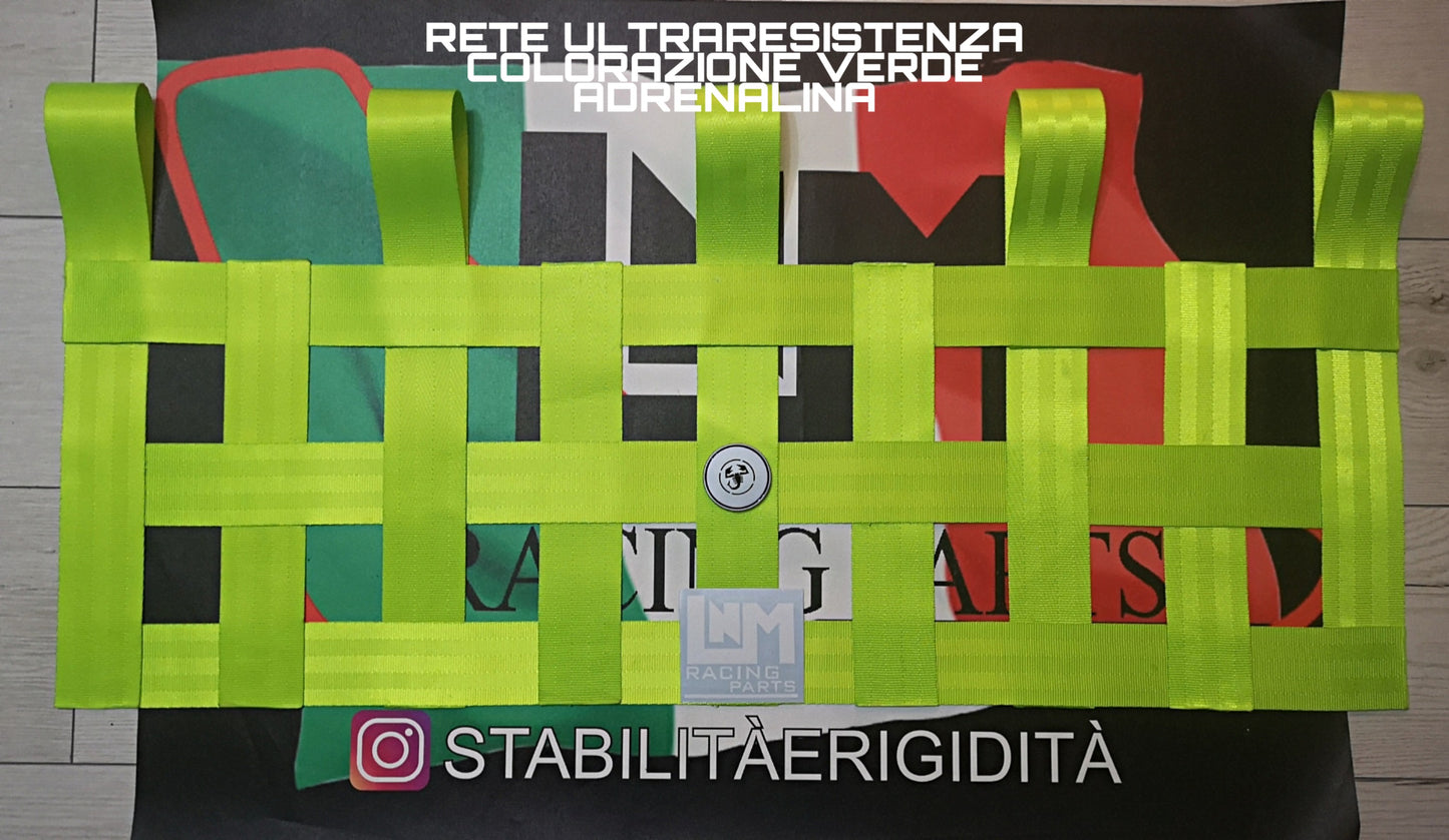 Rete Ultraresistenza kit baule (5attacchi a barra) punto abarth & alfa mito / 500abarth & fiat panda 100HP