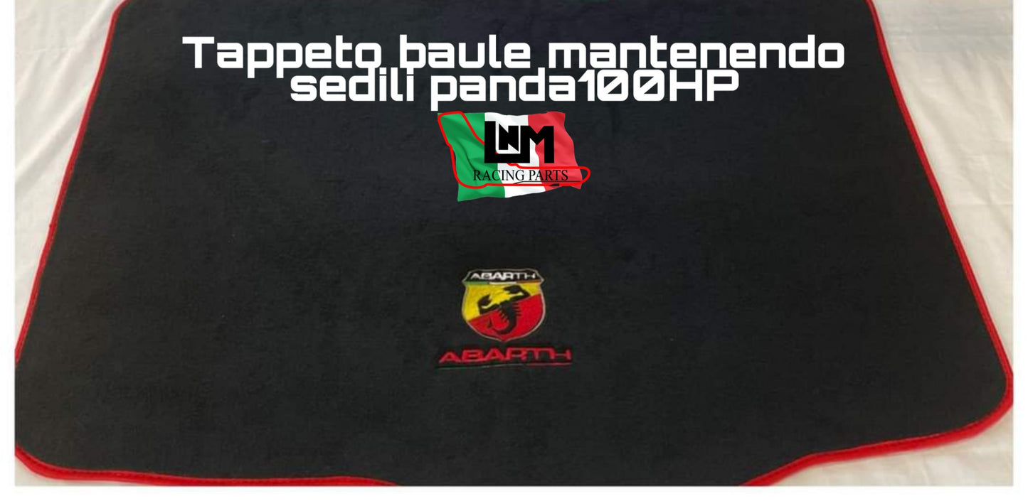 Tappeto baule mantenendo i sedili posteriori fiat panda 100HP - Fiat panda 169 logo