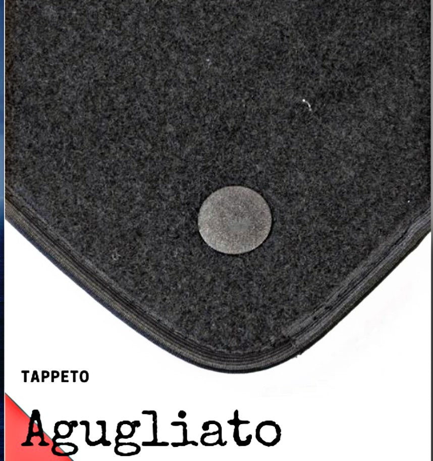 Tappeto baule per Biposto eliminazione sedili posteriori 500abarth / punto abarth / punto evo abarth / alfa mito logo centrale