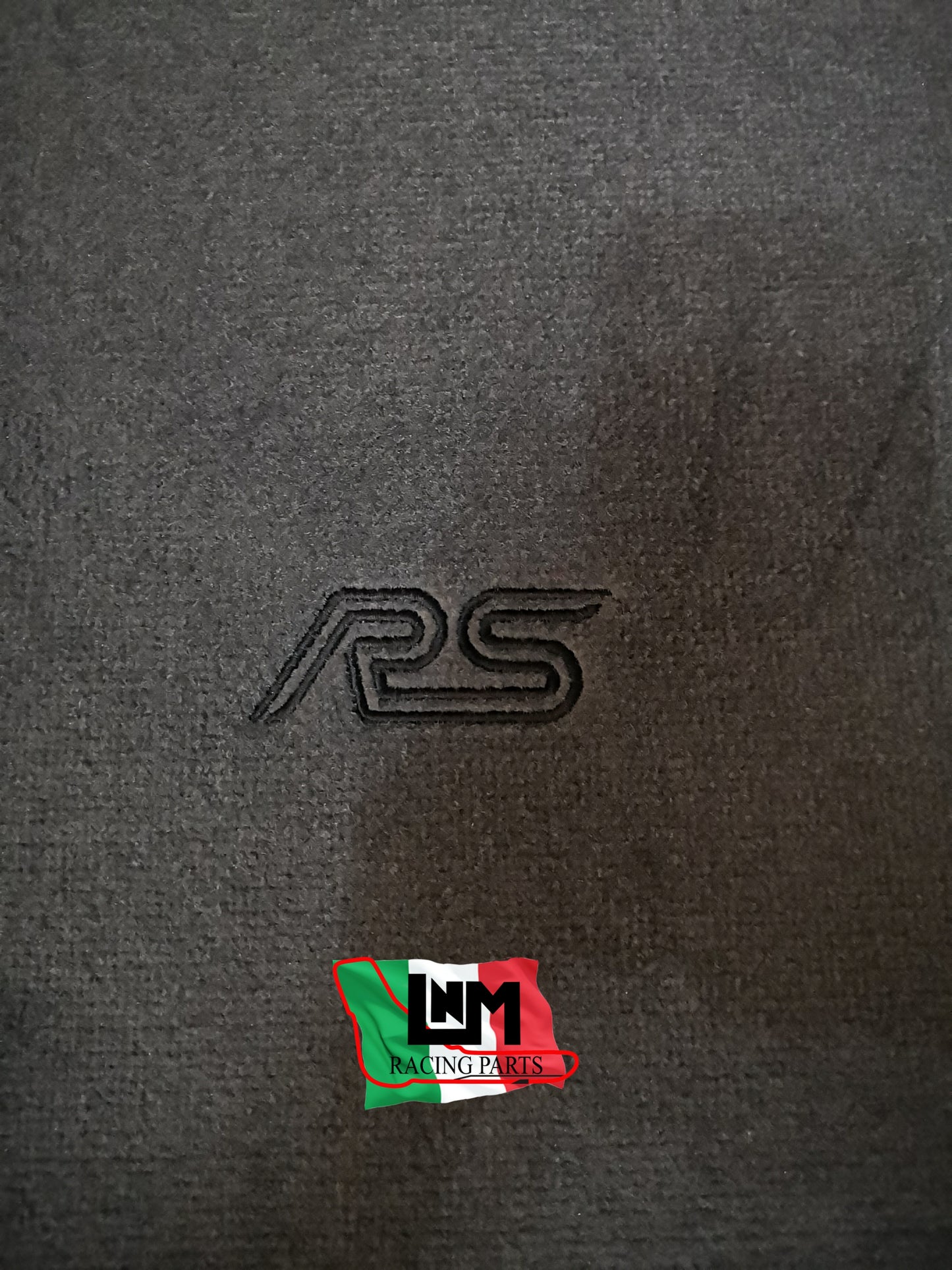 Car mats similar to the original Ford focus RS MK1 1998-2005 premium velvet medium grey + customised RS logo black reproduction original