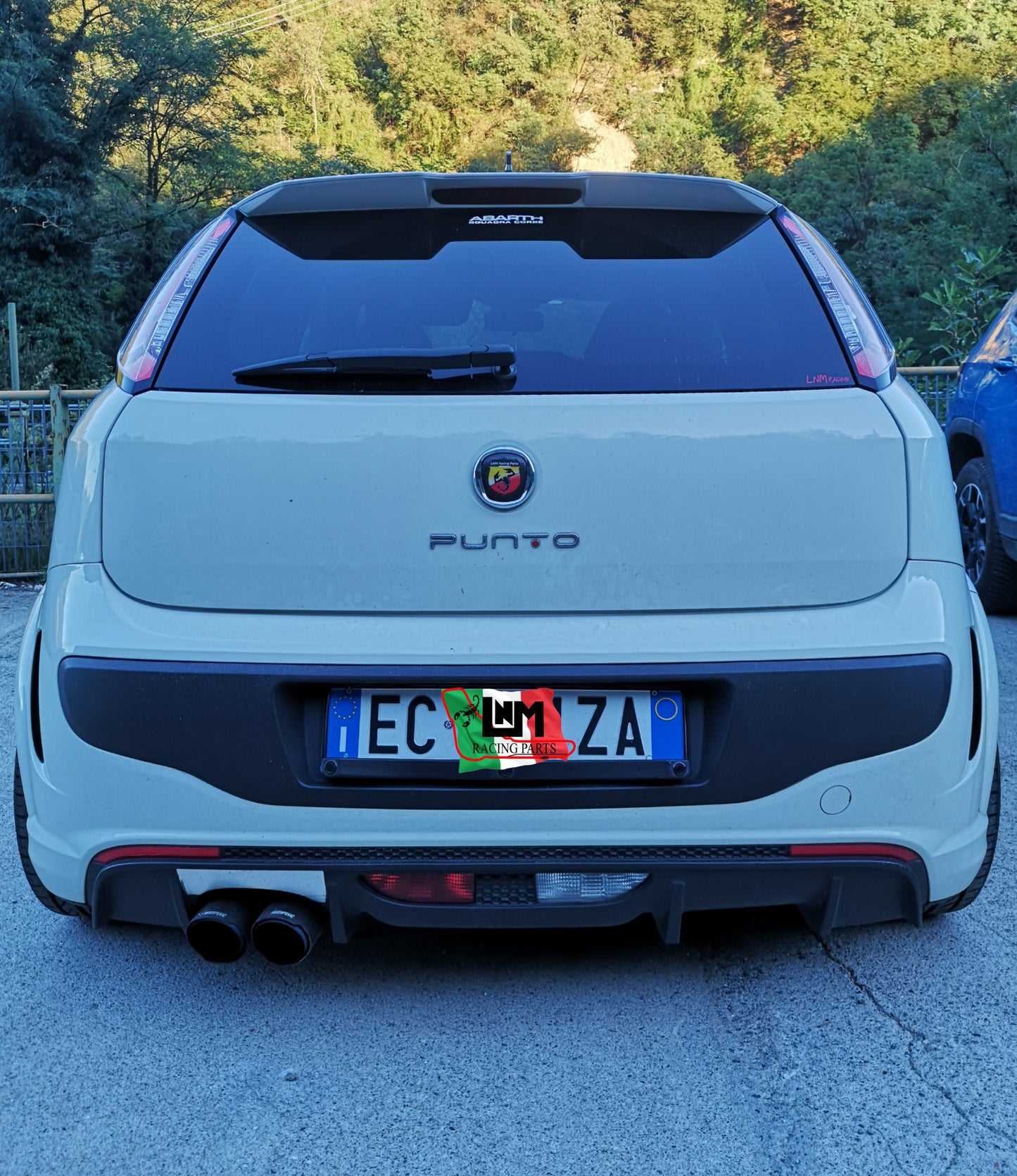 Distanziali da ponte mod.corsa posteriori interni punto abarth / punto evo abarth / fiat punto / Alfa mito / opel corsa d / opel adam s Bulloneria inclusa LNM