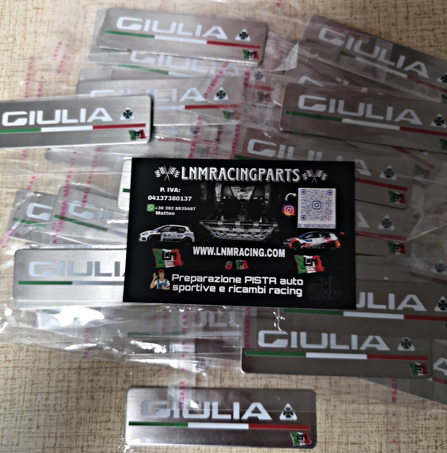 Blindatura radar Alfa Romeo Giulia QV spessore maggiorato centralina EXTREME ANTITHEFT ARMOR INOX LNM