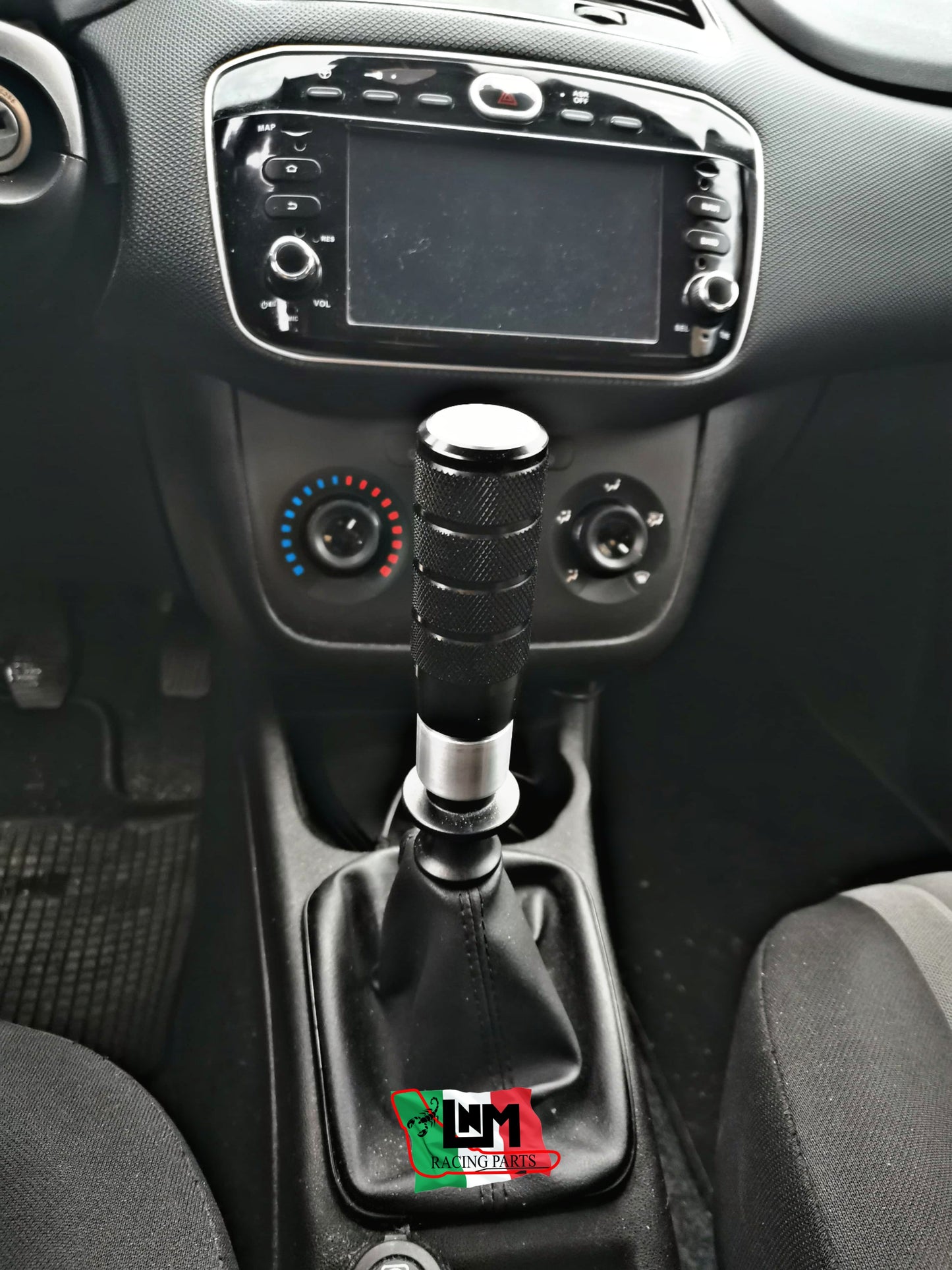 Pomello cambio EXTREME ALU anello retro mantenuto Punto Abarth / punto evo abarth / fiat punto / Alfa mito qv / alfa mito LNM