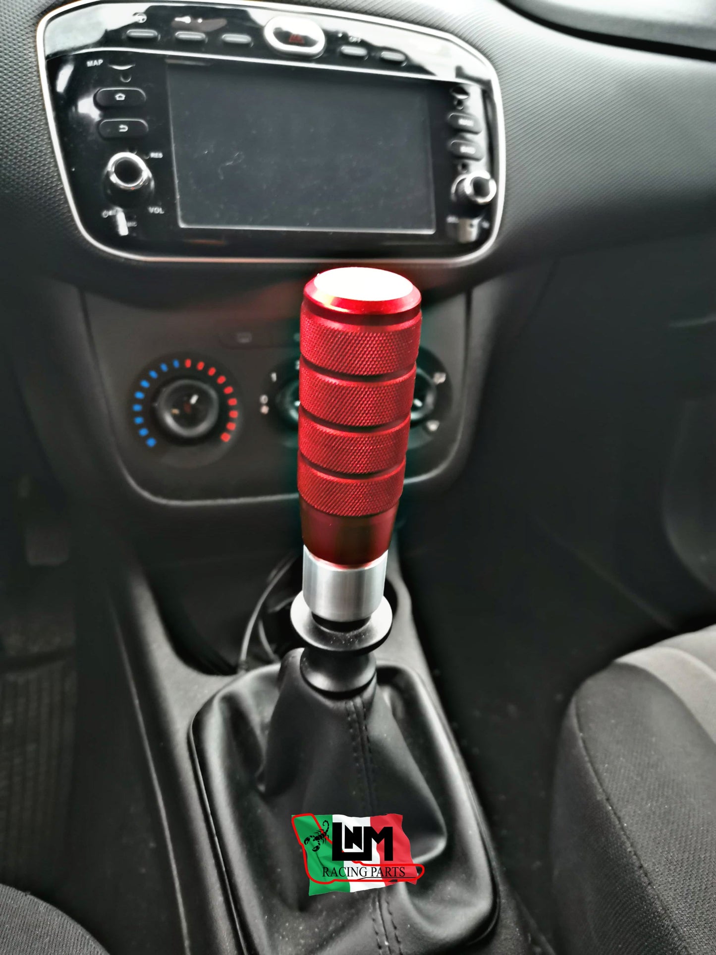Pomello cambio EXTREME ALU anello retro mantenuto Punto Abarth / punto evo abarth / fiat punto / Alfa mito qv / alfa mito LNM