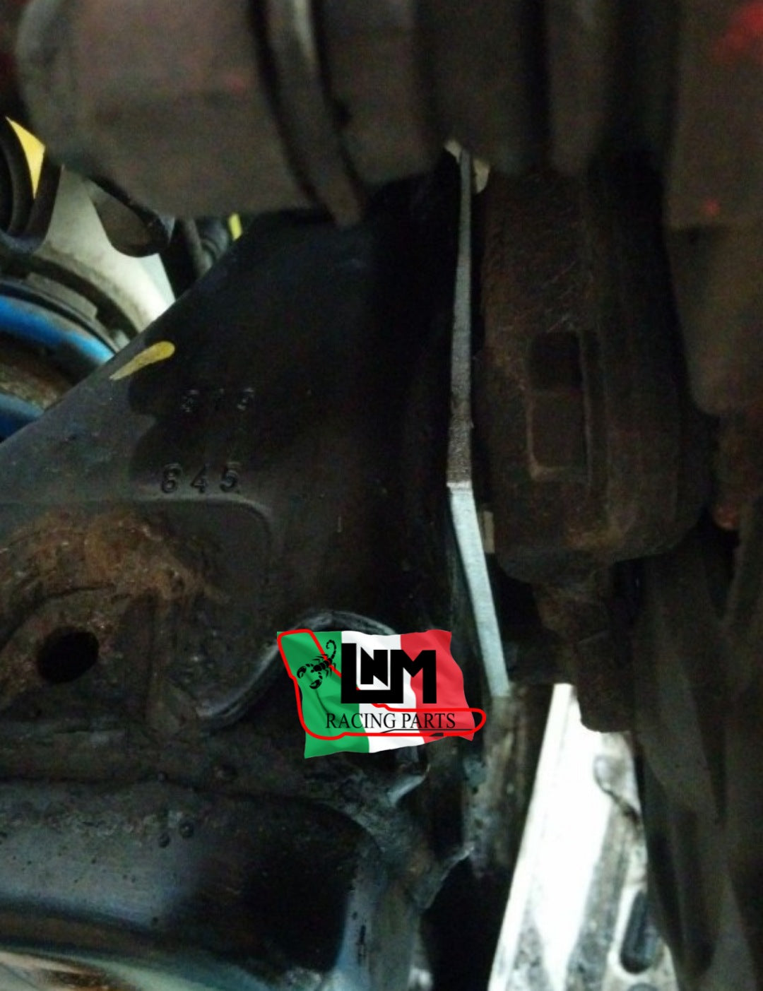 Piastre camber 1.5 gradi camber negativo post 500abarth / fiat panda 100HP LNMRACING