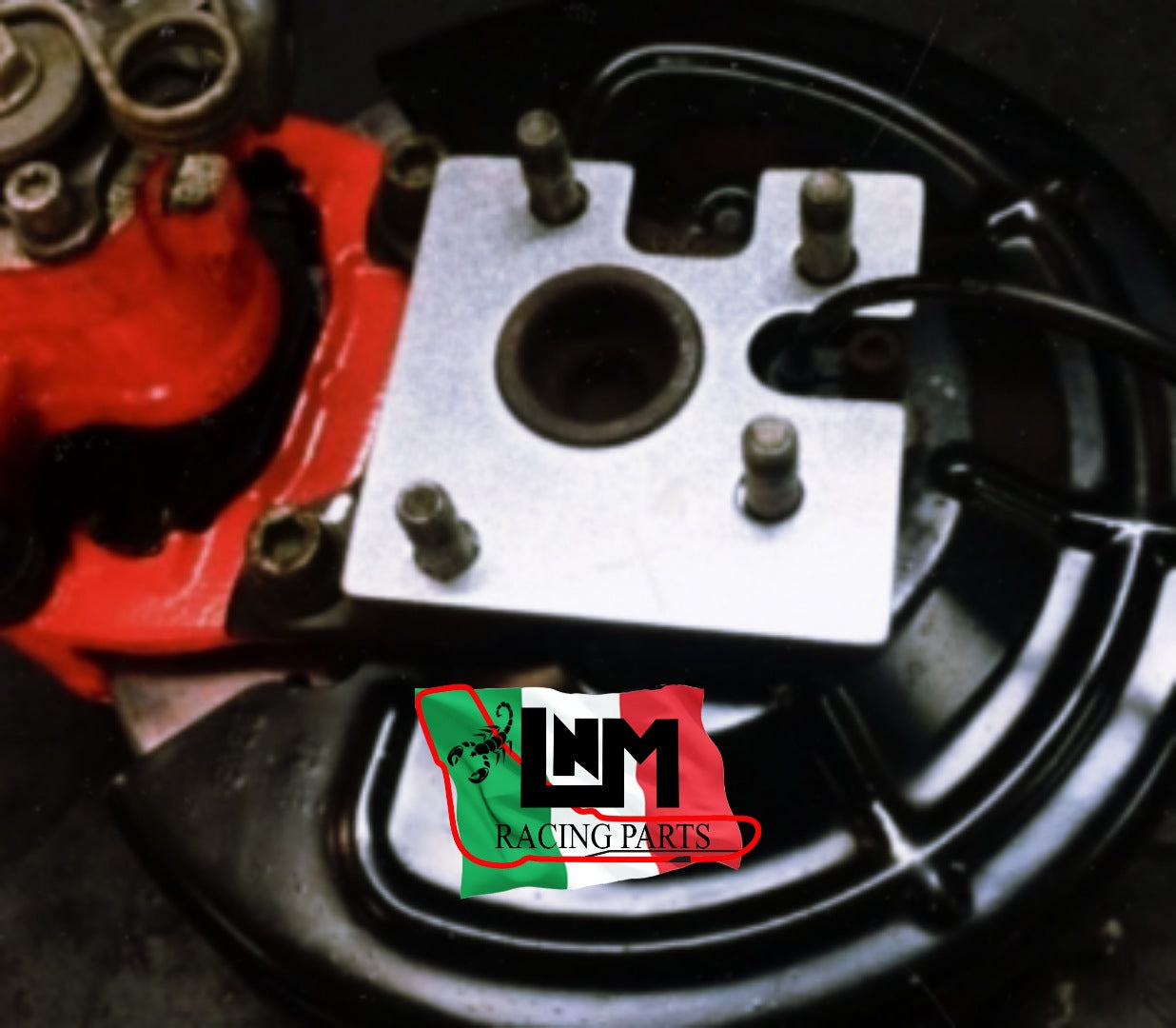 Piastre camber 1.5 gradi camber negativo post 500abarth / fiat panda 100HP LNMRACING