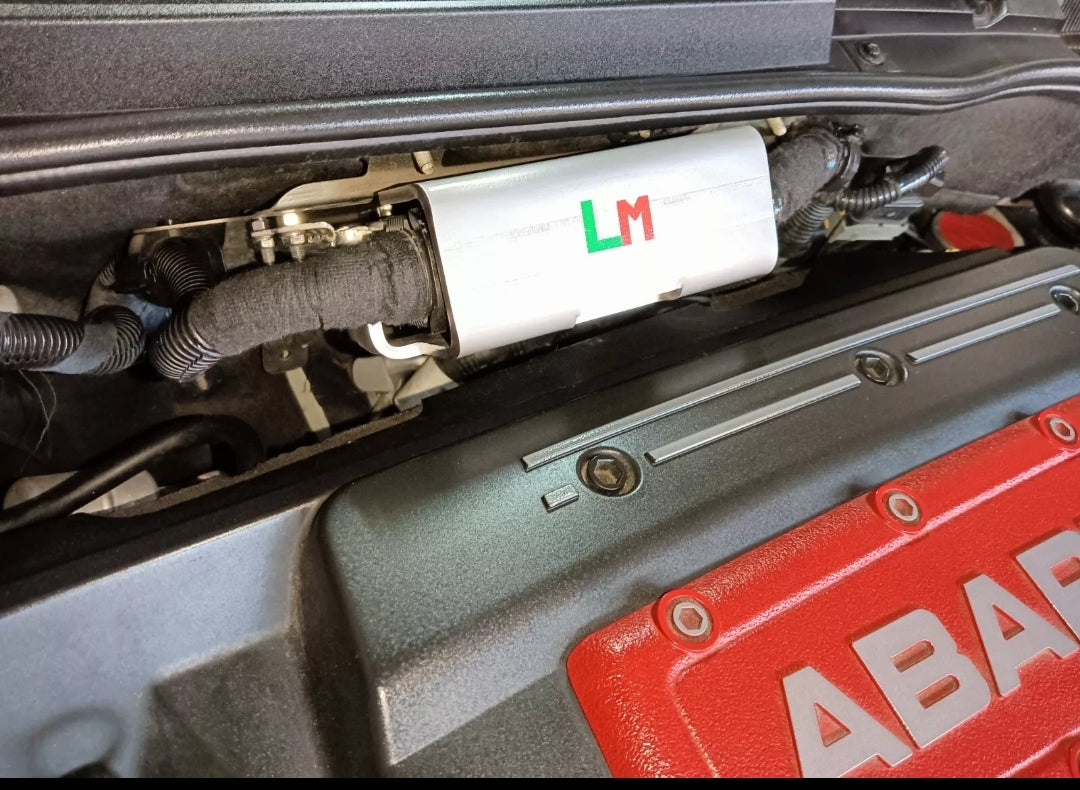 Blindatura corazzata centralina unica spessore 5mm INOX ecu LNM ANTITHEFT ARMOR punto abarth / Punto evo abarth / 500abarth