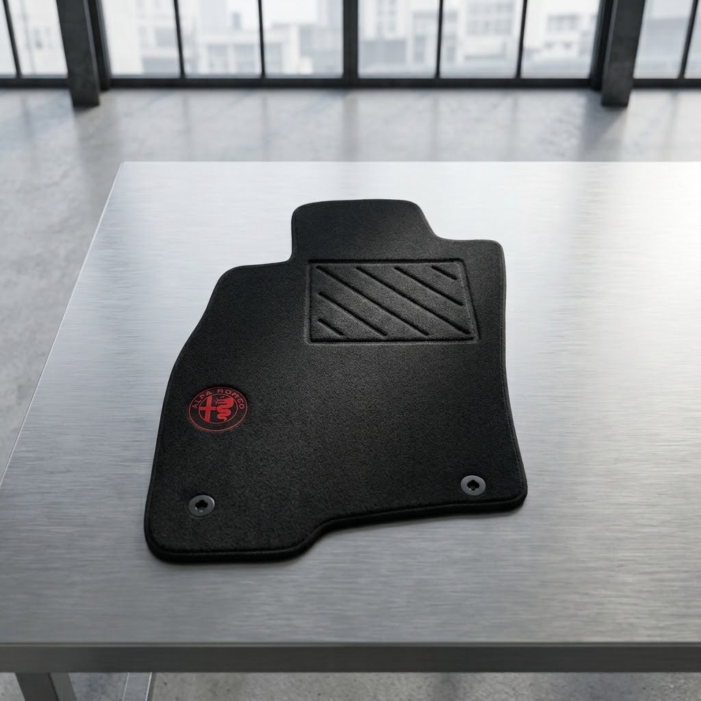 ALFA MITO Fußmatten ALLE MODELLE mit Alpha-Logo