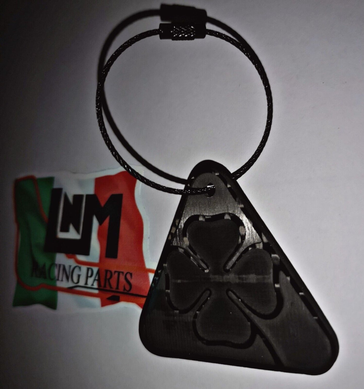 Alfa Romeo Real Carbon key ring