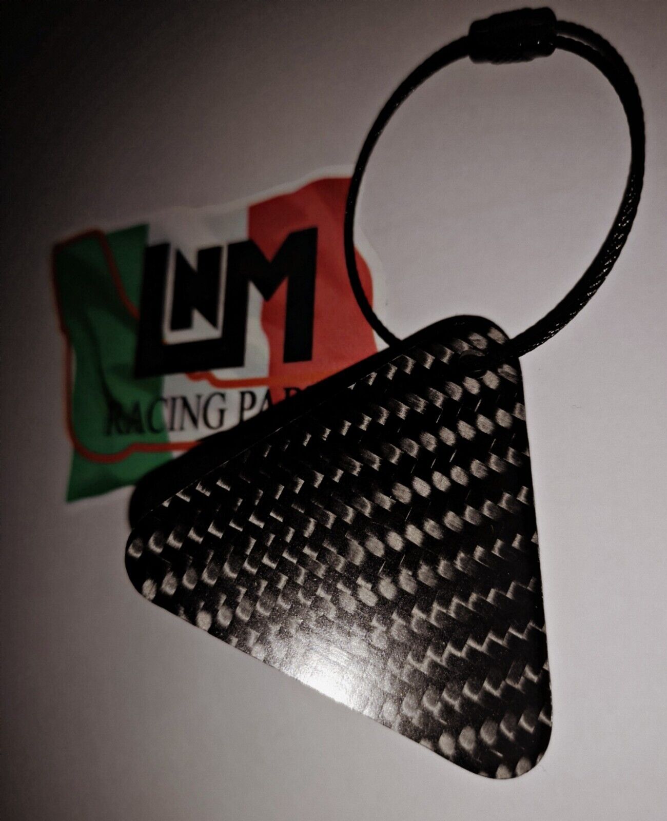 Alfa Romeo Real Carbon key ring