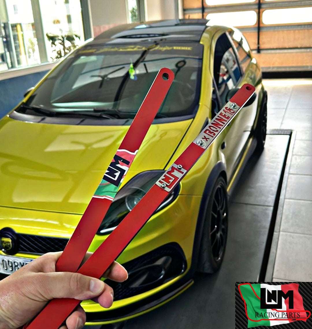 Barra irrigidimento e rinforzo sottoscocca culla ant Punto Abarth / punto evo abarth / Alfa Mito QV / Fiat Punto / Alfa Mito / Opel Corsa OPC mod.D / opel ADAM S