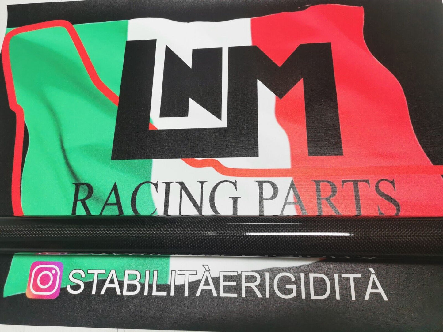Barra irrigidimento baule duomi posteriore vera fibra di carbonio punto abarth / punto evo abarth / fiat punto / Alfa mito qv /alfa mito LNM