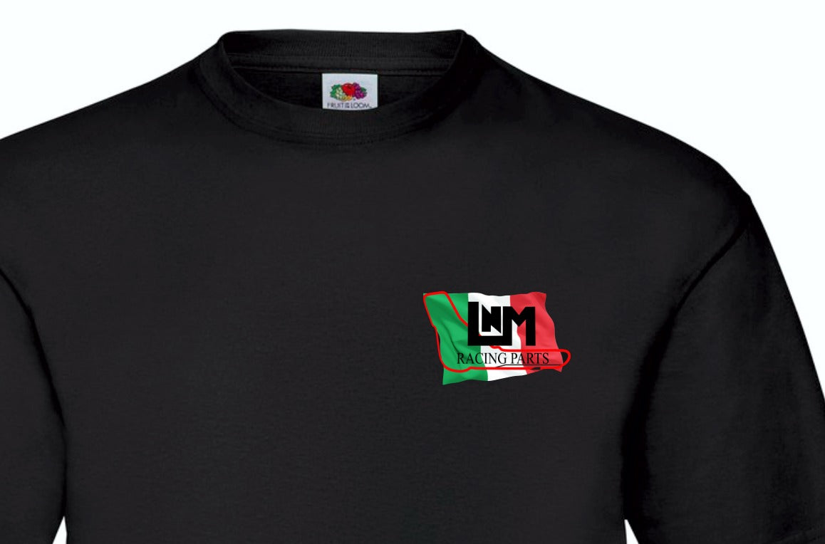 BLACK t-shirt SIZE L LNMracing heart side logo