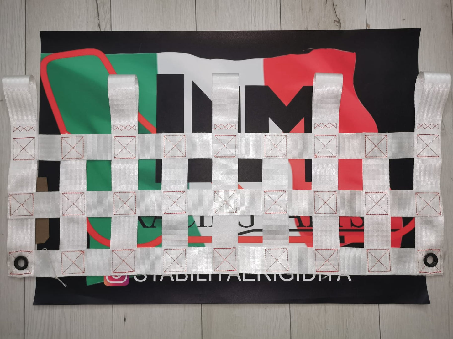 Rete Ultraresistenza kit baule (5attacchi a barra) punto abarth & alfa mito / 500abarth & fiat panda 100HP