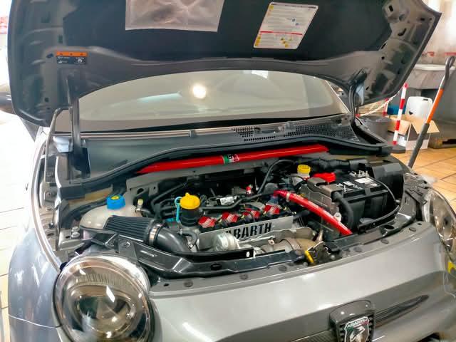 Barra duomi anteriore irrigidimento 500 ABARTH / fiat 500 LNM (no scatola filtro originale)