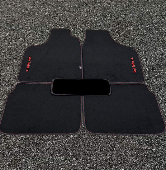 Uno turbo ie logo floor mats