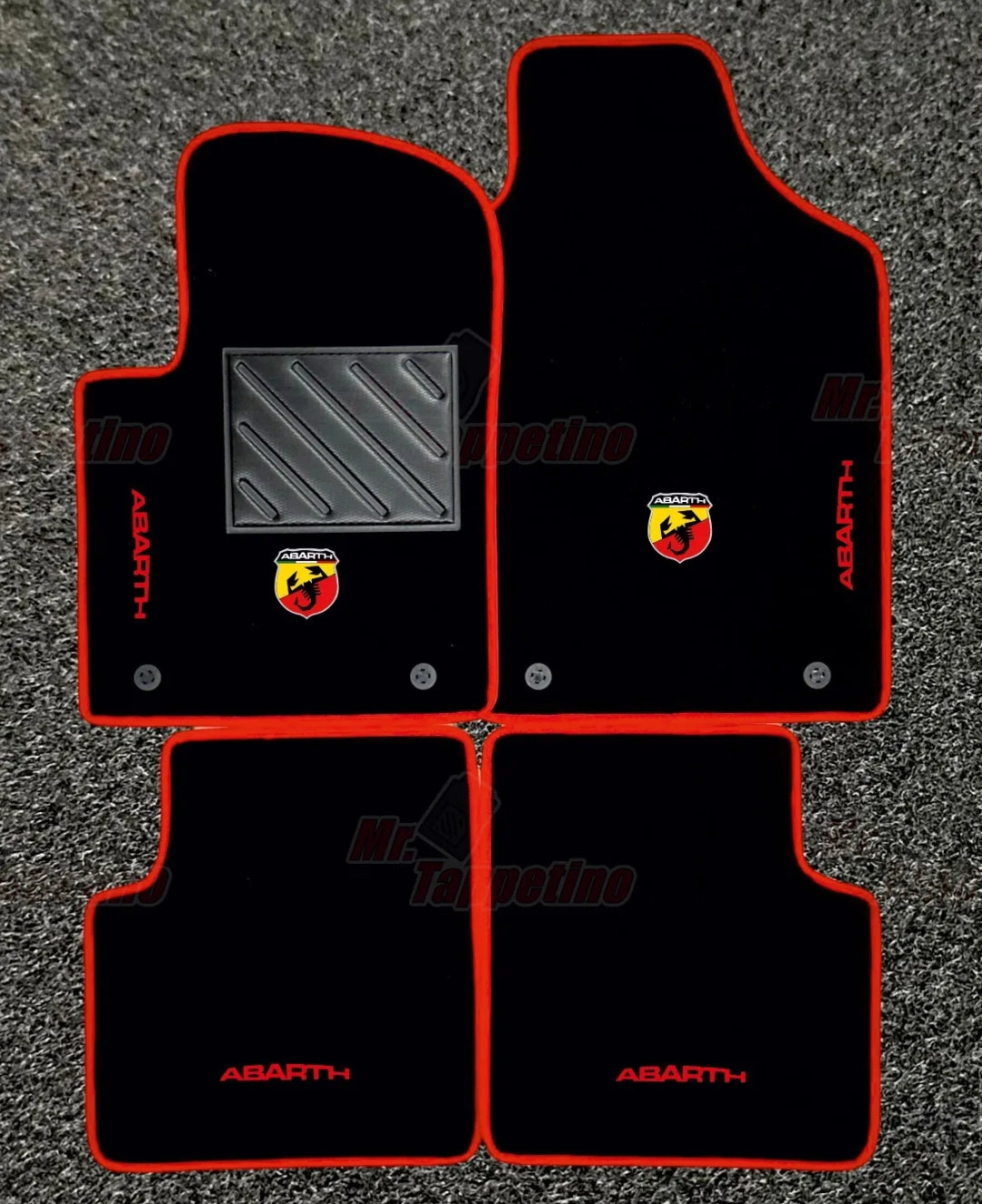Tappetini auto 500abarth logo abarth