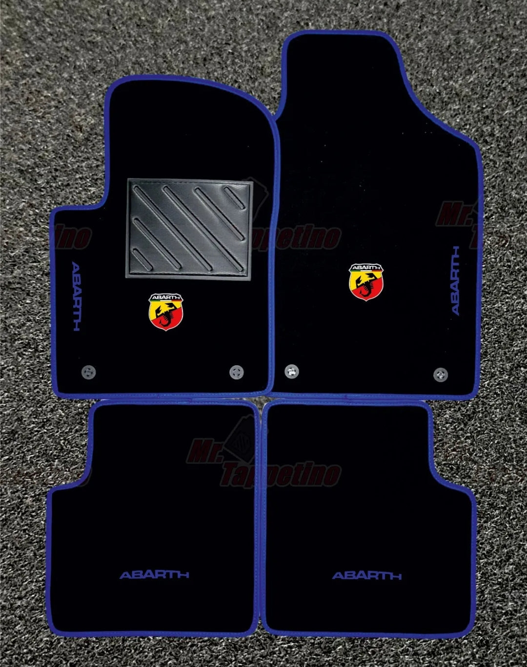 Tappetini auto 500abarth logo abarth