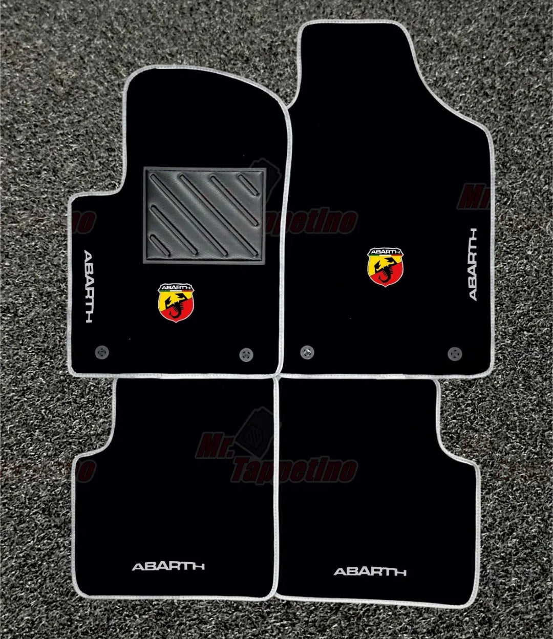 Tappetini auto 500abarth logo abarth