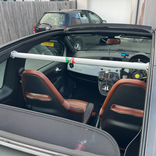 Barra duomi tetto irrigidimento 500abarth cabrio LNMracing
