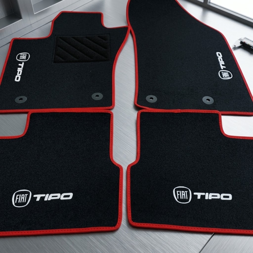 Tappetini auto Fiat tipo 2015> logo Fiat o abarth