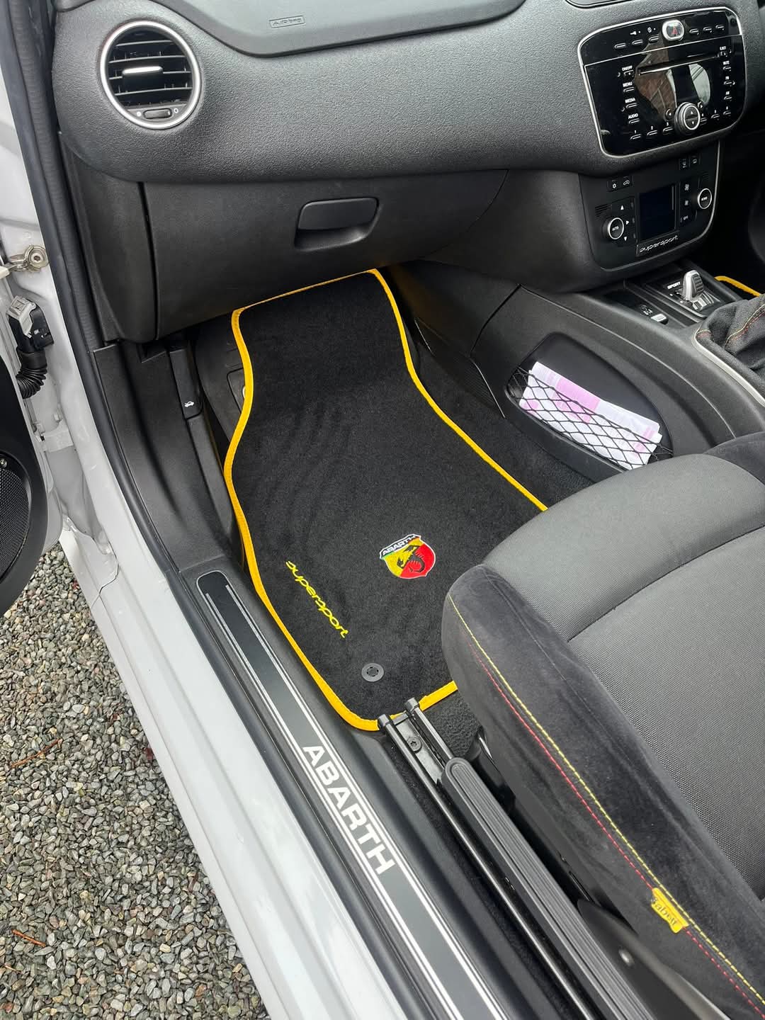 Tappetini auto punto abarth / punto evo abarth  mod. Abarth Corse