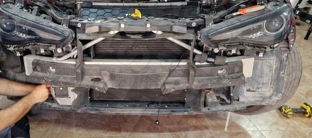 Blindatura radar inox alfa romeo Giulia super veloce ANTITHEFT ARMOR LNM