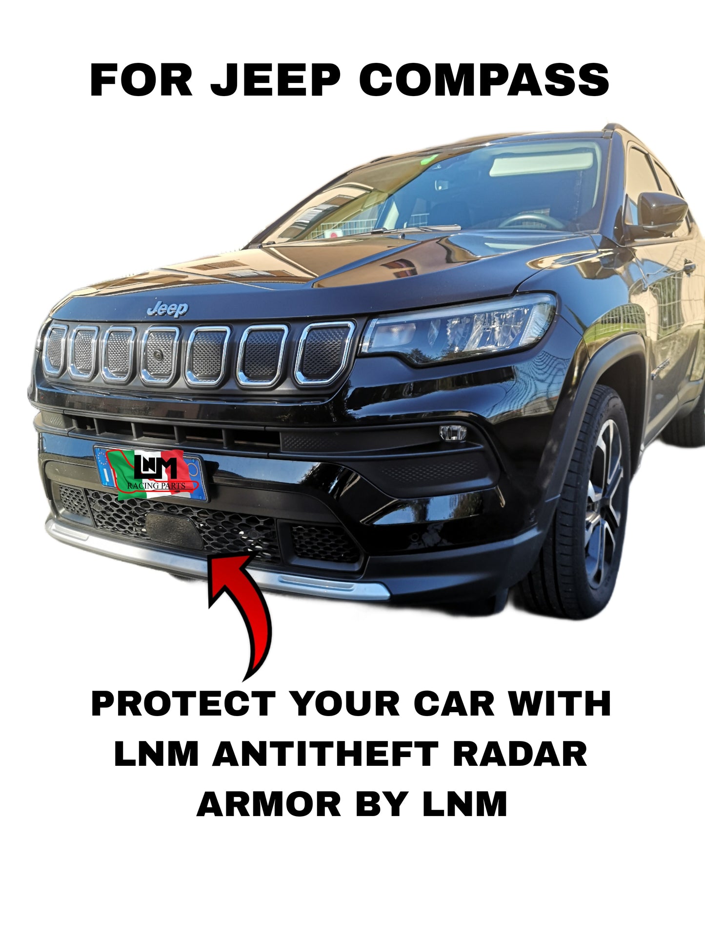 Blindatura Radar Jeep Compass Centralina Antifurto ANTITHEFT ARMOR ECU LNM