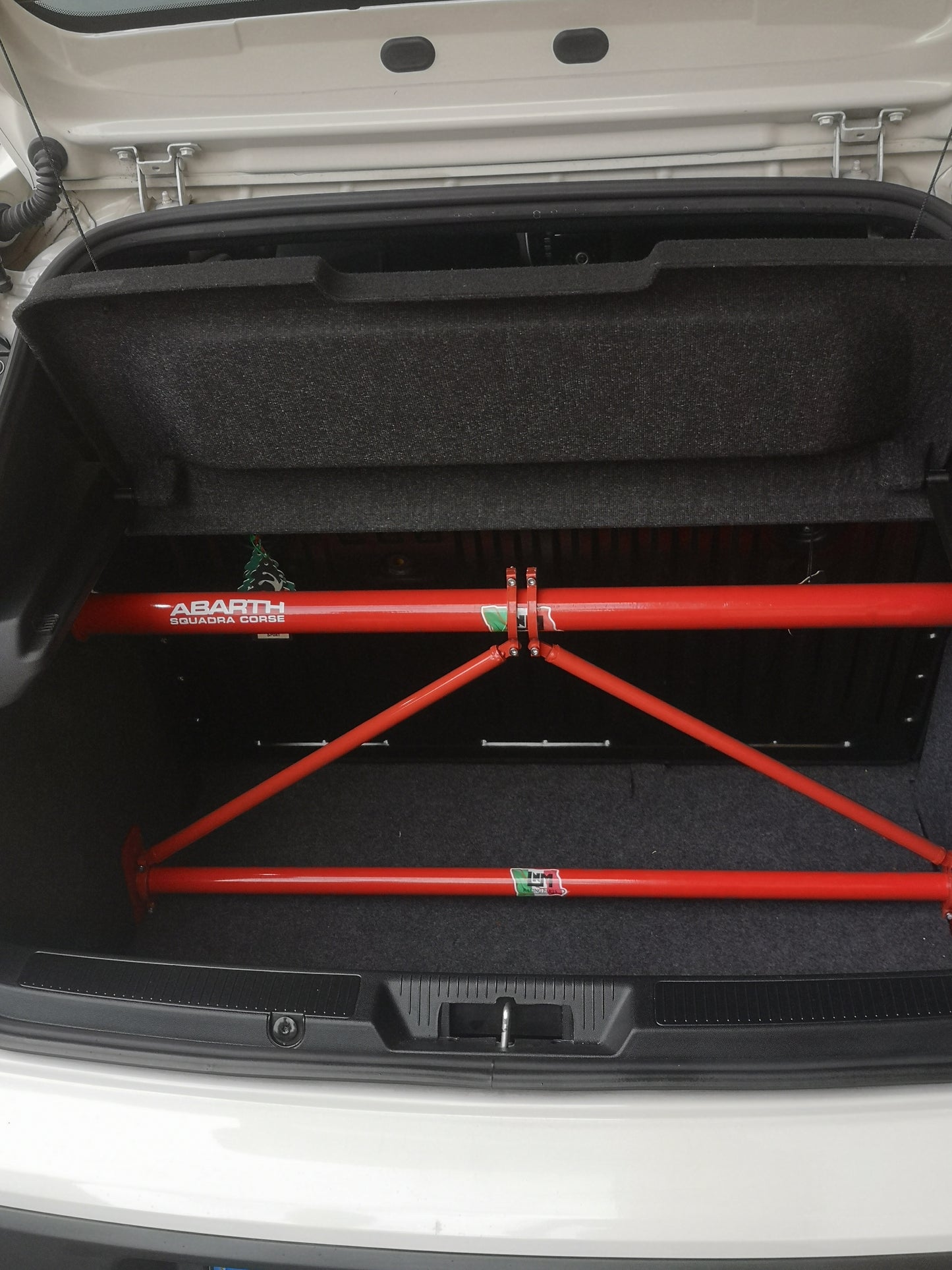 Kit irrigidimento baule duomi posteriore EXTREME RIGIDITY LNM tiranti e doppia barra punto abarth / evo / alfa mito / fiat punto